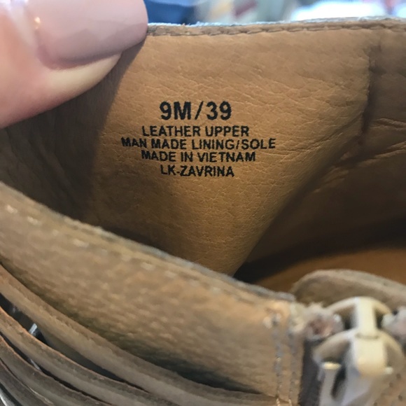 Lucky Brand Leather Booties size 9 - Picture 6 of 7